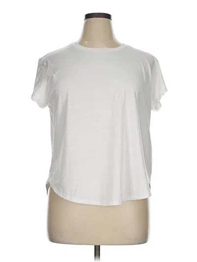Pre-owned Calia Active T-shirt In White