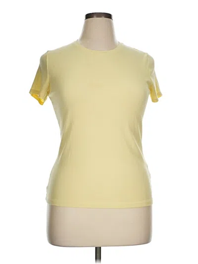 Pre-owned Calia Active T-shirt In Yellow