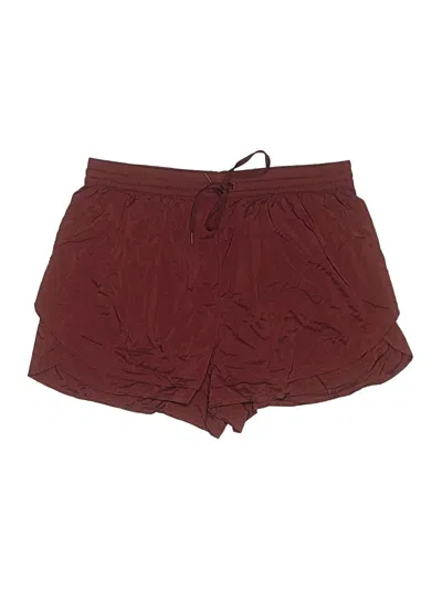 Pre-owned Calia Athletic Shorts In Burgundy