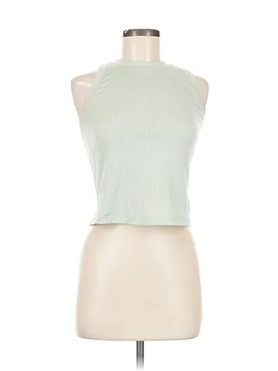 Pre-owned Calia By Carrie Underwood Tank Top Green Halter Neckline Tops