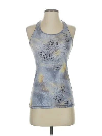 Pre-owned Calia By Carrie Underwood Tank Top Silver Halter Neckline Tops