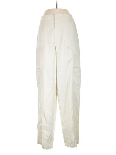 Pre-owned Calia Cargo Pants In Ivory