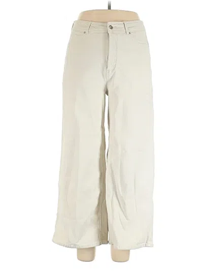 Pre-owned Calia Cargo Pants In White