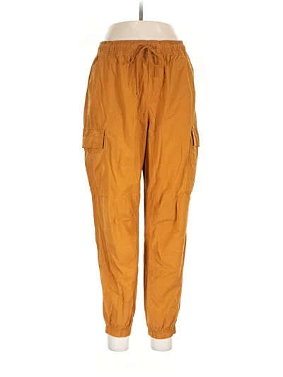 Pre-owned Calia Cargo Pants In Yellow