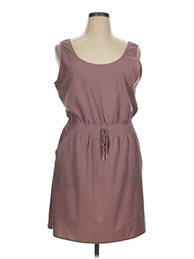 Pre-owned Calia Casual Dress In Brown