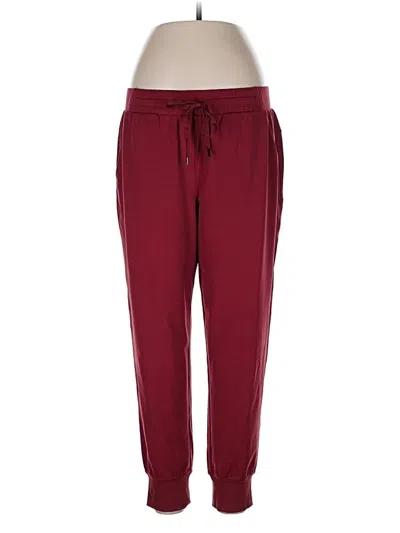 Pre-owned Calia Casual Pants In Burgundy