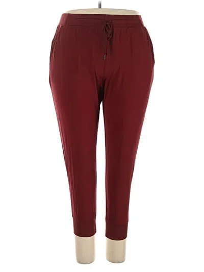 Pre-owned Calia Casual Pants In Burgundy