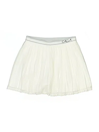 Pre-owned Calia Casual Skirt In White