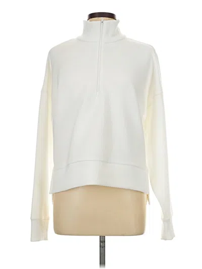 Pre-owned Calia Fleece Jacket In White