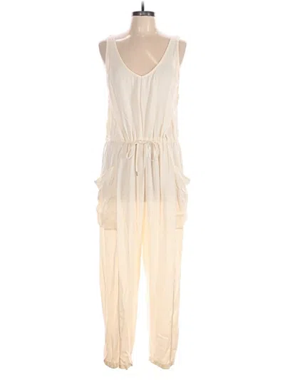 Pre-owned Calia Jumpsuit In White