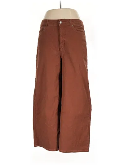 Pre-owned Calia Khaki Pant In Brown