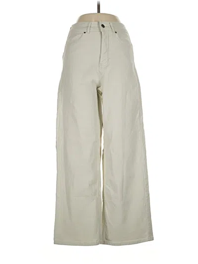 Pre-owned Calia Khaki Pant In Ivory
