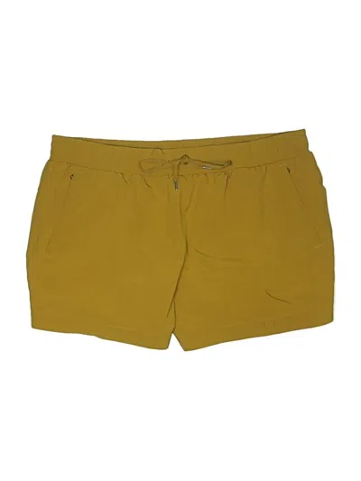 Pre-owned Calia Khaki Shorts In Yellow