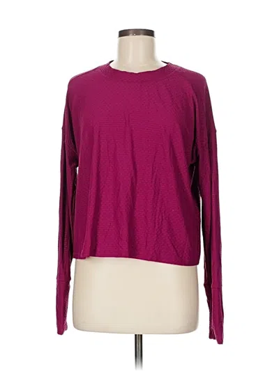 Pre-owned Calia Long Sleeve T-shirt In Purple