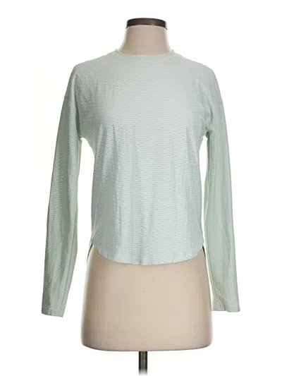 Pre-owned Calia Long Sleeve Top Green Turtleneck Tops