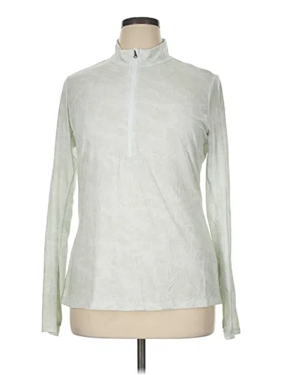 Pre-owned Calia Long Sleeve Top Green Turtleneck Tops