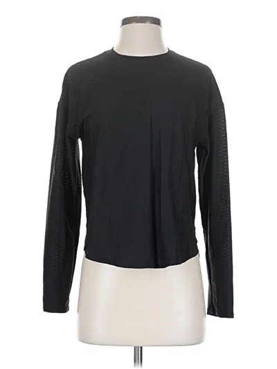 Pre-owned Calia Long Sleeve T-shirt In Black