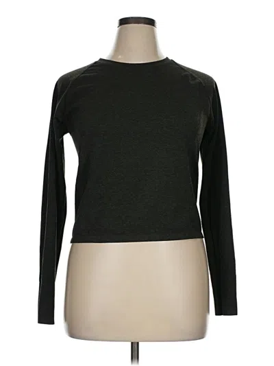 Pre-owned Calia Long Sleeve T-shirt In Black