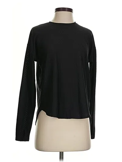 Pre-owned Calia Long Sleeve T-shirt In Black