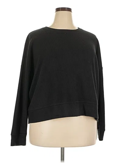 Pre-owned Calia Long Sleeve T-shirt In Black
