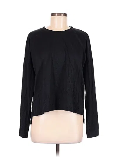 Pre-owned Calia Long Sleeve T-shirt In Black