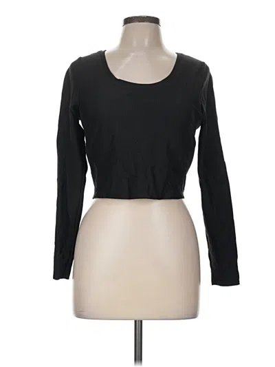 Pre-owned Calia Long Sleeve T-shirt In Black
