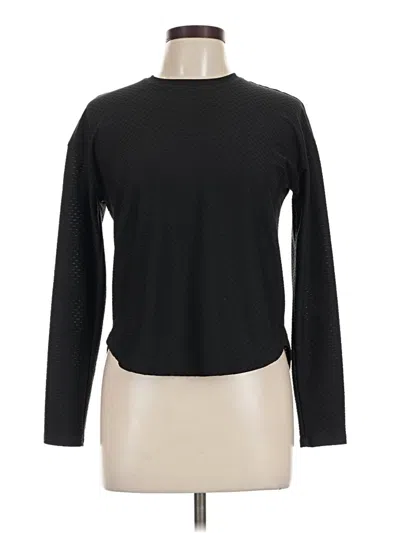 Pre-owned Calia Long Sleeve T-shirt In Black