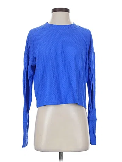 Pre-owned Calia Long Sleeve T-shirt In Blue