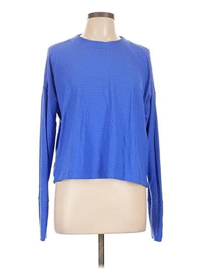 Pre-owned Calia Long Sleeve T-shirt In Blue