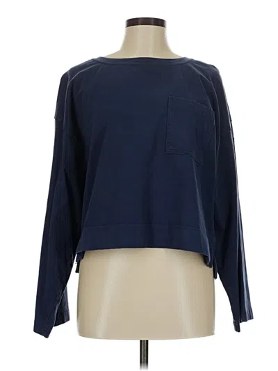 Pre-owned Calia Long Sleeve T-shirt In Blue