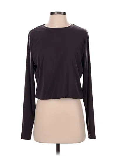 Pre-owned Calia Long Sleeve T-shirt In Brown