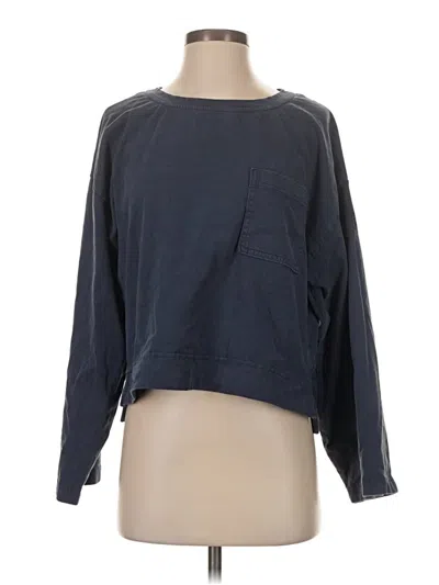 Pre-owned Calia Long Sleeve T-shirt In Gray
