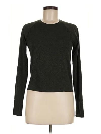 Pre-owned Calia Long Sleeve T-shirt In Green