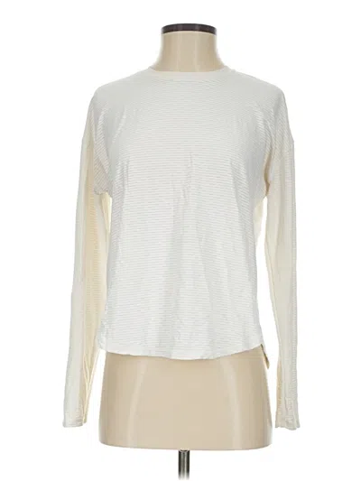 Pre-owned Calia Long Sleeve T-shirt In Ivory