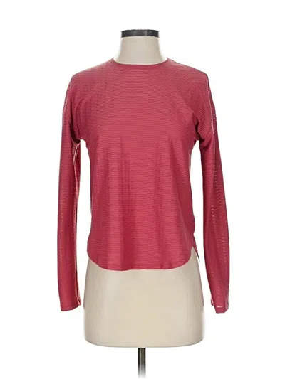 Pre-owned Calia Long Sleeve T-shirt In Pink