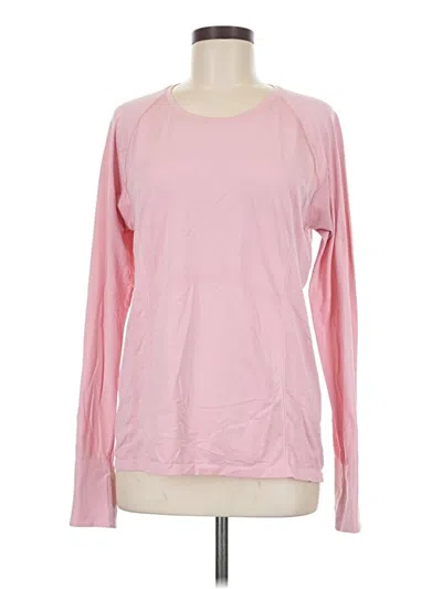 Pre-owned Calia Long Sleeve T-shirt In Pink