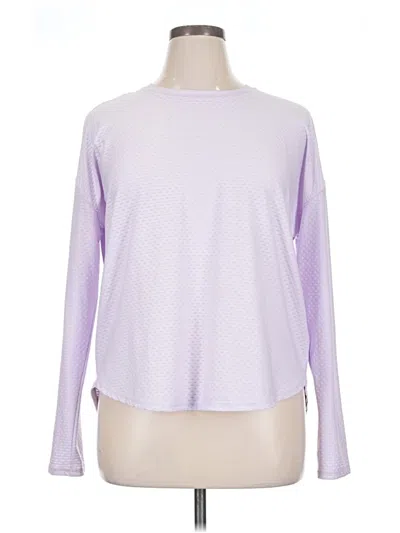 Pre-owned Calia Long Sleeve T-shirt In Purple