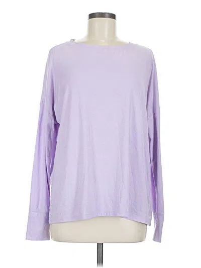 Pre-owned Calia Long Sleeve T-shirt In Purple