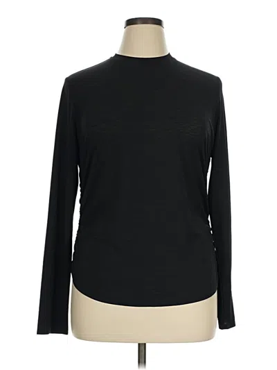 Pre-owned Calia Long Sleeve Turtleneck In Black