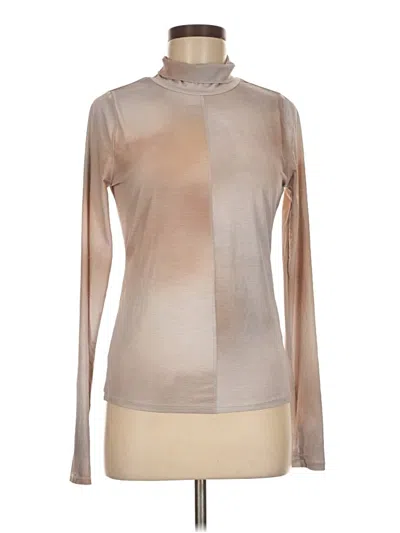 Pre-owned Calia Long Sleeve Turtleneck In Brown
