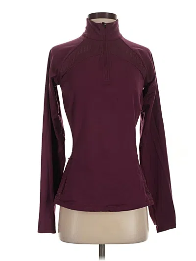 Pre-owned Calia Long Sleeve Turtleneck In Burgundy