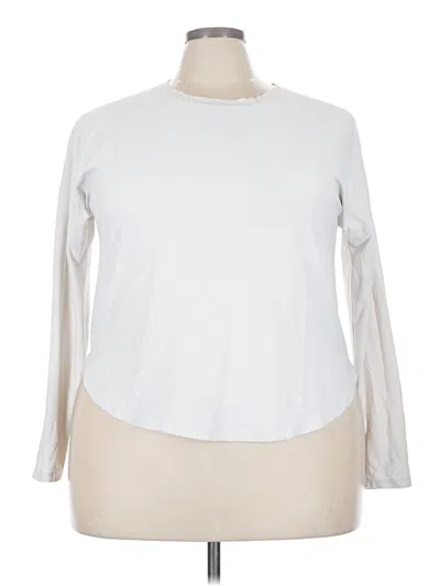 Pre-owned Calia Long Sleeve Turtleneck In Ivory
