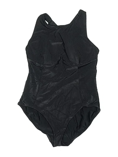 Pre-owned Calia One Piece Swimsuit In Black