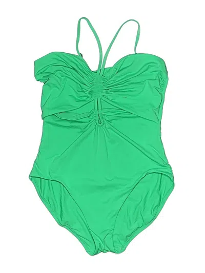 Pre-owned Calia One Piece Swimsuit In Green