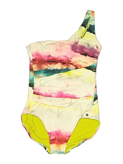 Pre-owned Calia One Piece Swimsuit In Yellow