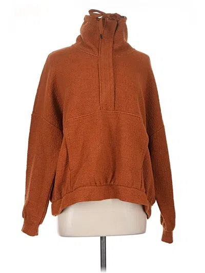 Pre-owned Calia Pullover Hoodie In Brown