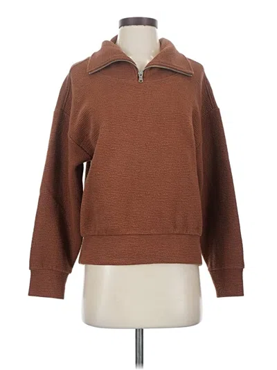 Pre-owned Calia Pullover Sweater In Brown