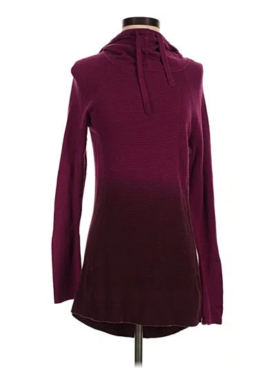 Pre-owned Calia Pullover Sweater In Burgundy