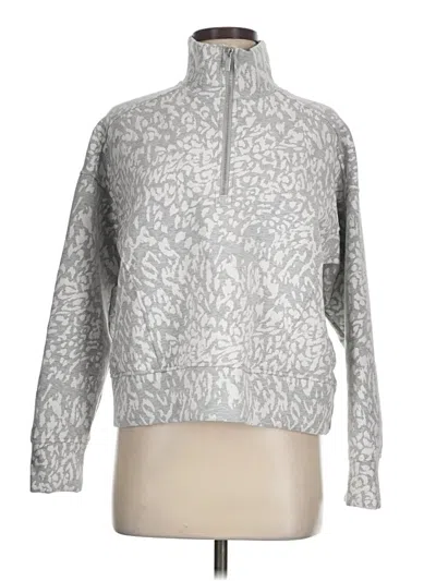 Pre-owned Calia Pullover Sweater In Silver