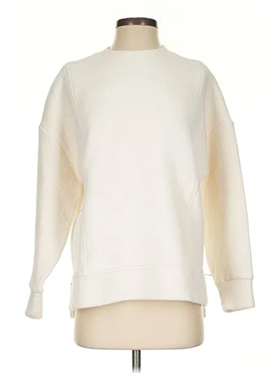 Pre-owned Calia Pullover Sweater In White